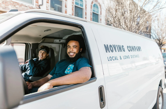 local movers completing a short distance move